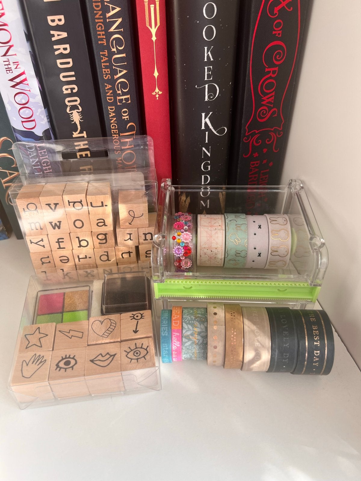 stempels en washi tape set. Journal bundle, Verzenden, Zo goed als nieuw