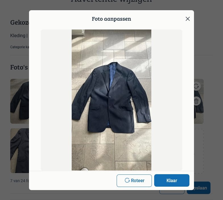 Cumlaude Cum Laude colbert jasje maat 98, gestreept 48-50, Kleding | Heren, Kostuums en Colberts, Maat 48/50 (M), Zo goed als nieuw