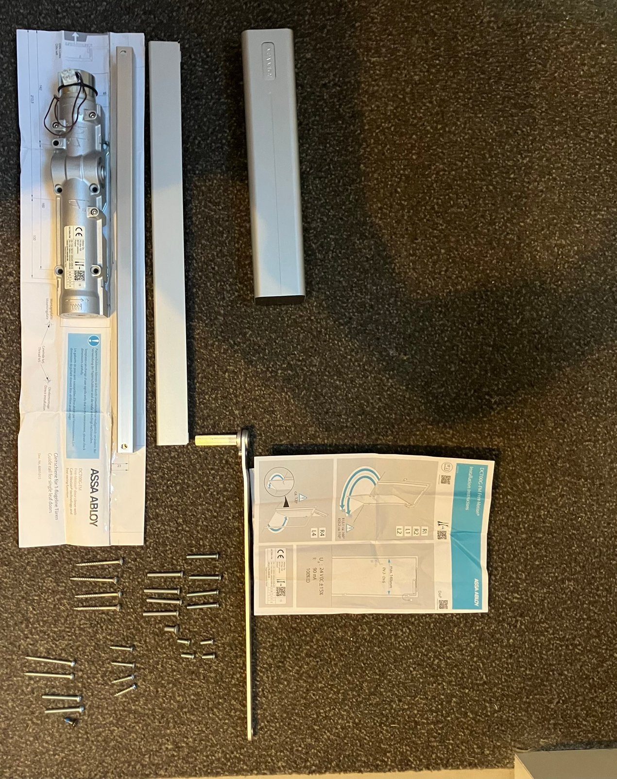 Deurdranger ASSA ABLOY DC700G-FM Free Motion, Ophalen of Verzenden, Nieuw, Rvs, Overige typen