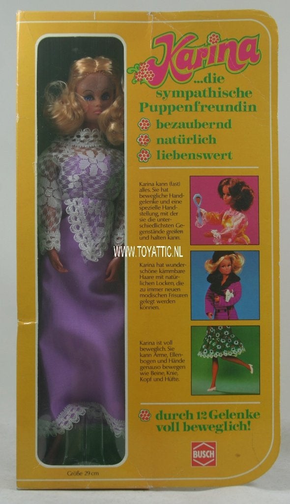 Karina poppen / kleding Busch Modell Spielwaren doll fashion, Verzamelen, Poppen, Ophalen of Verzenden, Nieuw, Pop