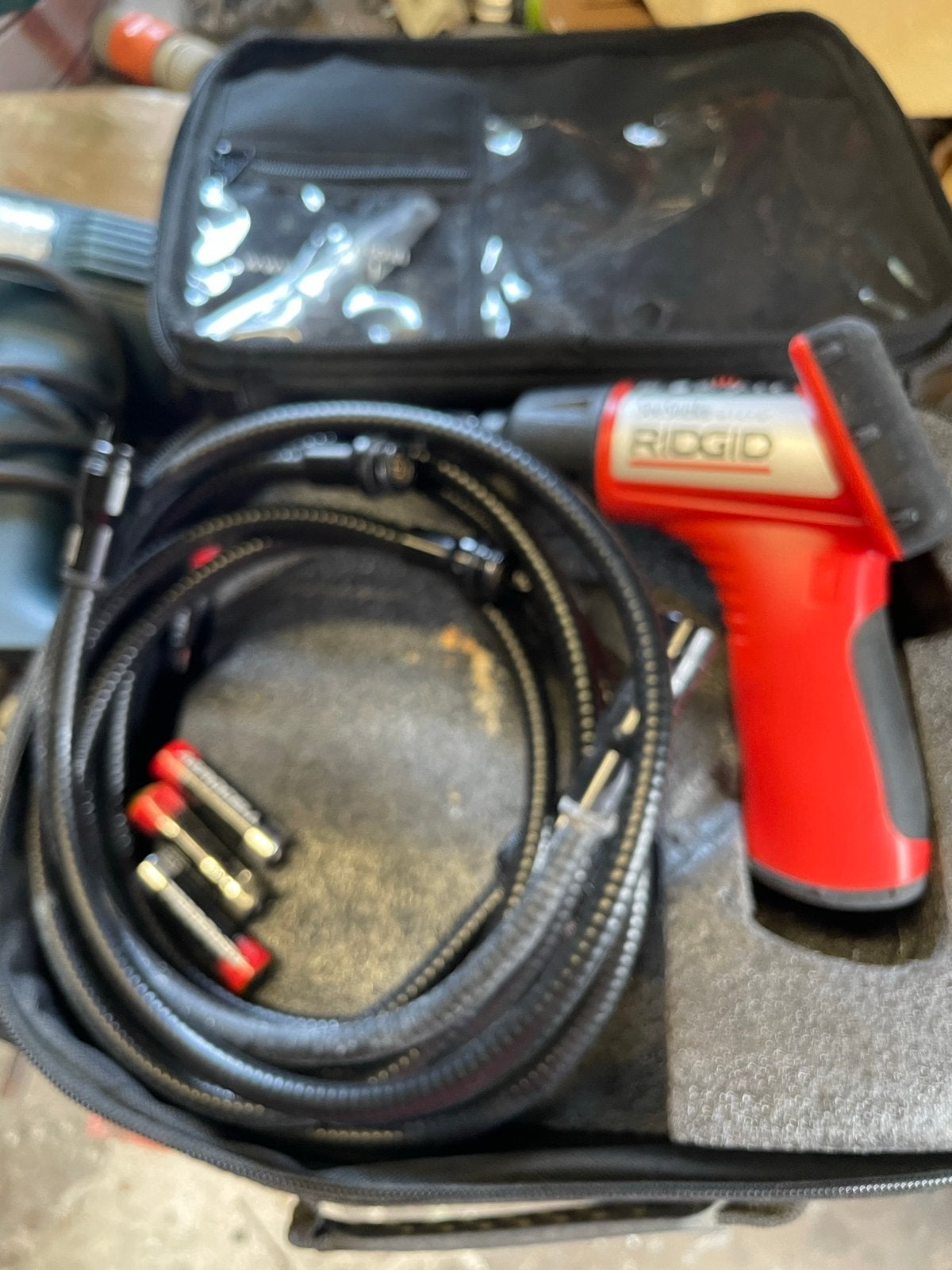 RIDGID Inspectiecamera met slang, Ophalen of Verzenden, Gebruikt