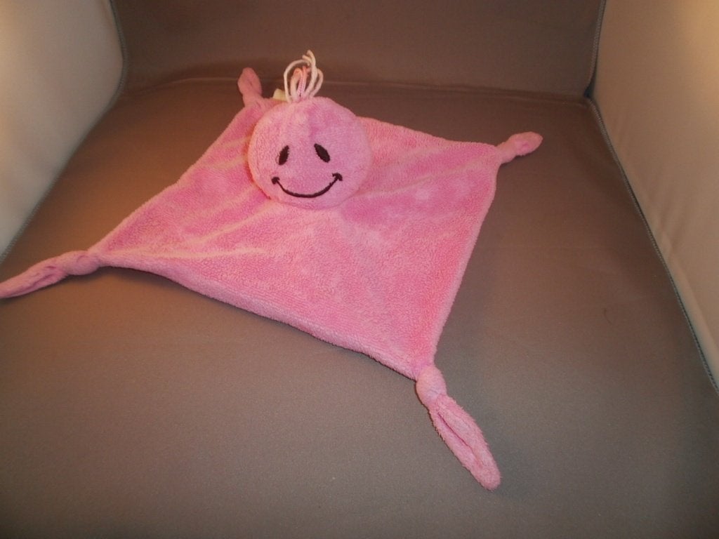 da daatje roze of blauw doek zwarte ogen neus geborduurd, Kinderen en Baby's, Speelgoed | Knuffels en Pluche, Blauw, Nieuw, Ophalen of Verzenden