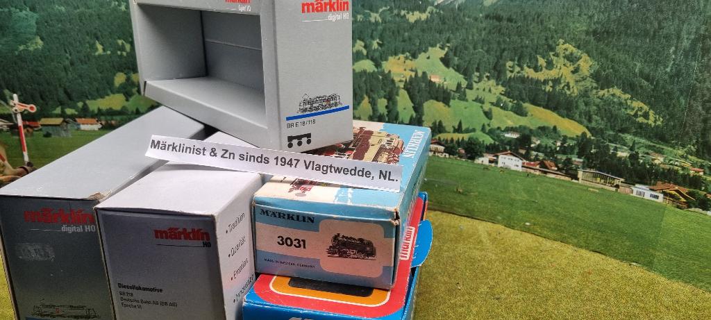 Marklin " LEGE " lokdozen, Wisselstroom, Gebruikt, Locomotief, Analoog