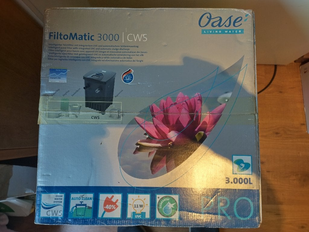 Oase filter filtomatic 3000 CWS nieuw in doos vijverfilter, Ophalen, Nieuw, Vijverfilter