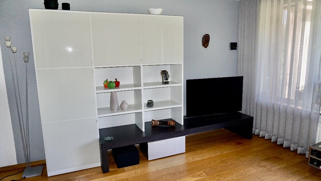 Molteni & C wandkast type 505, Ophalen, Glas, 200 cm of meer, 300 cm of meer