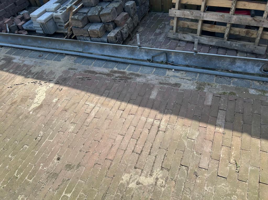 Zinken bakgoot, Doe-het-zelf en Verbouw, Metalen, Ophalen, Zo goed als nieuw, Overige metalen