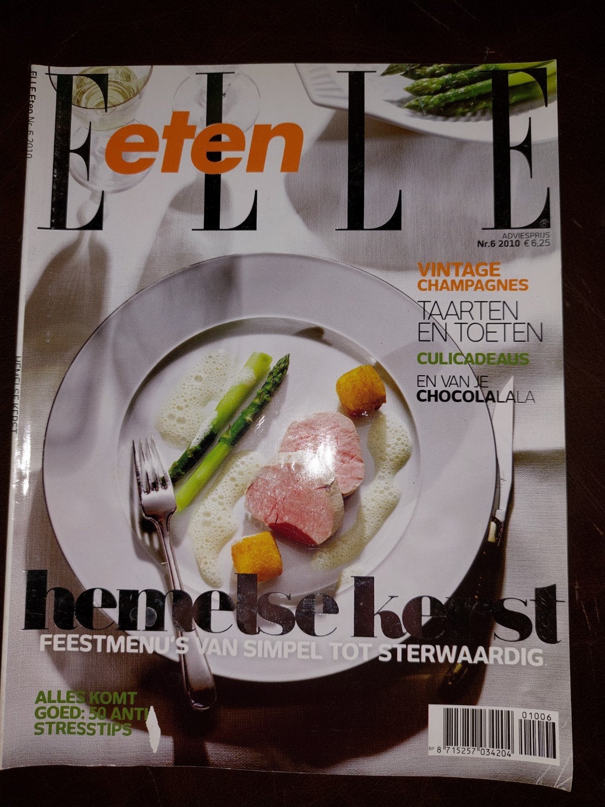ELLE Eten Magazine Nr. 6 2010 - Hemelse Kost, Boeken, Tijdschriften en Kranten, Verzenden, Gelezen, Overige typen