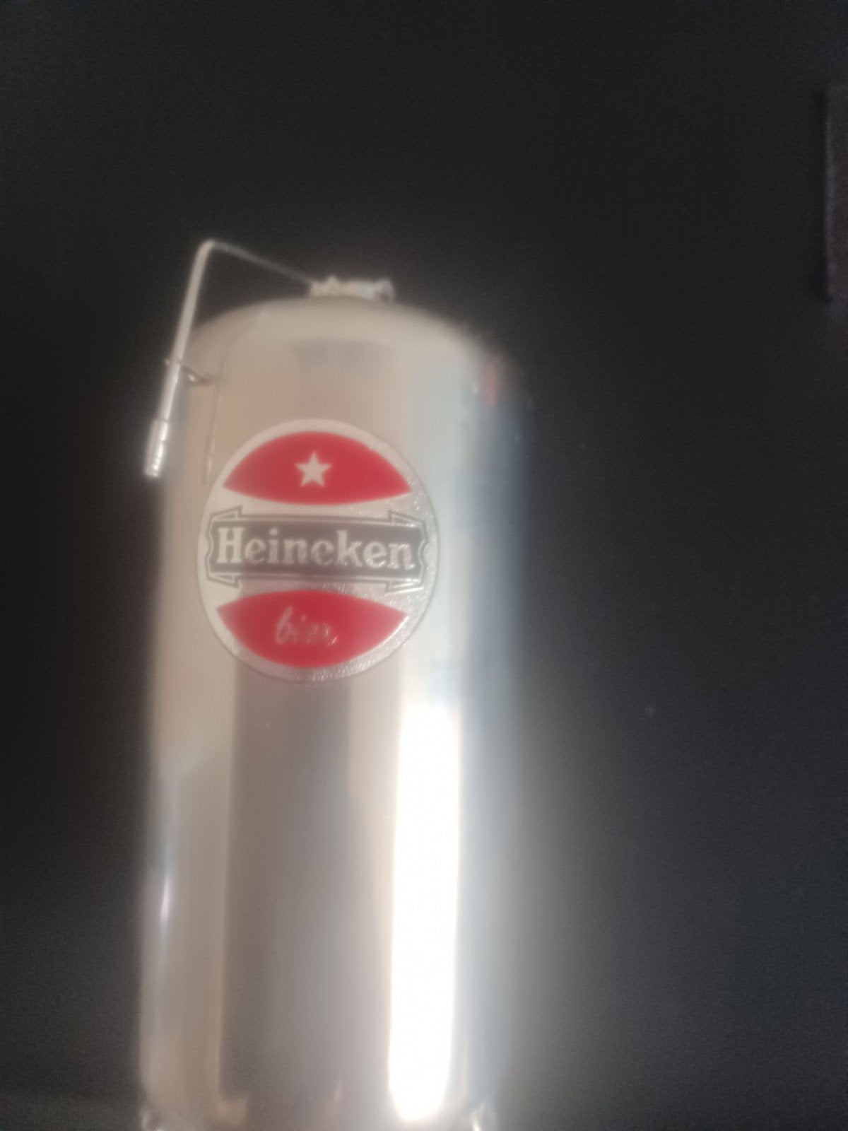 Miniatuur Heineken bierbrouw tank - RVS - 18 cm, Ophalen of Verzenden