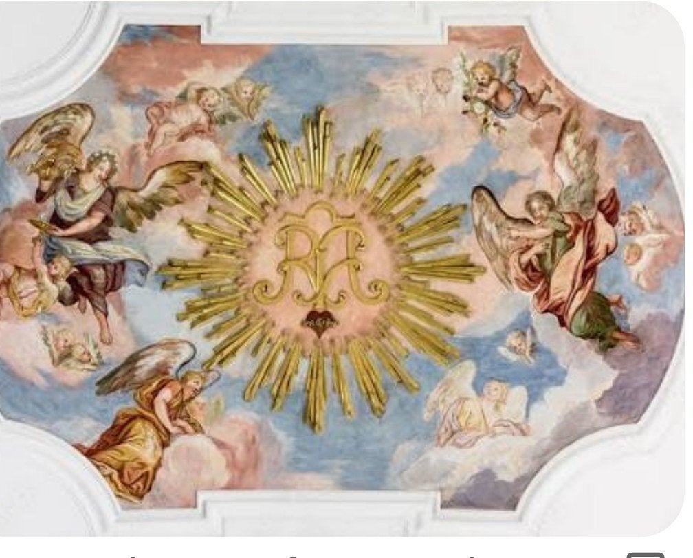 Poster fresco angels, Ophalen of Verzenden