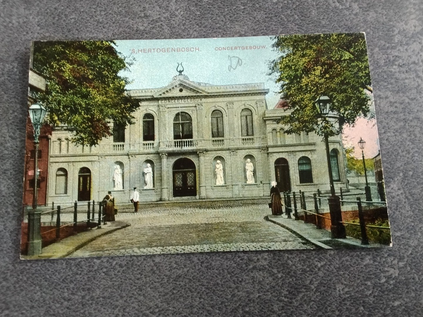 s' Hertogenbosch Concertgebouw ca 1925, Verzenden, 1920 tot 1940, Ongelopen, Noord-Brabant