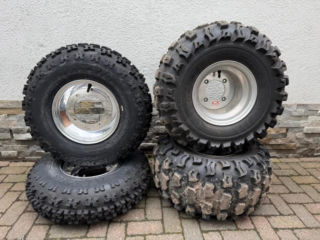 Yamaha Raptor YFM 700 cross banden en velgen set offroad, Maxxis, Maxxis, Gebruikt, Ophalen of Verzenden