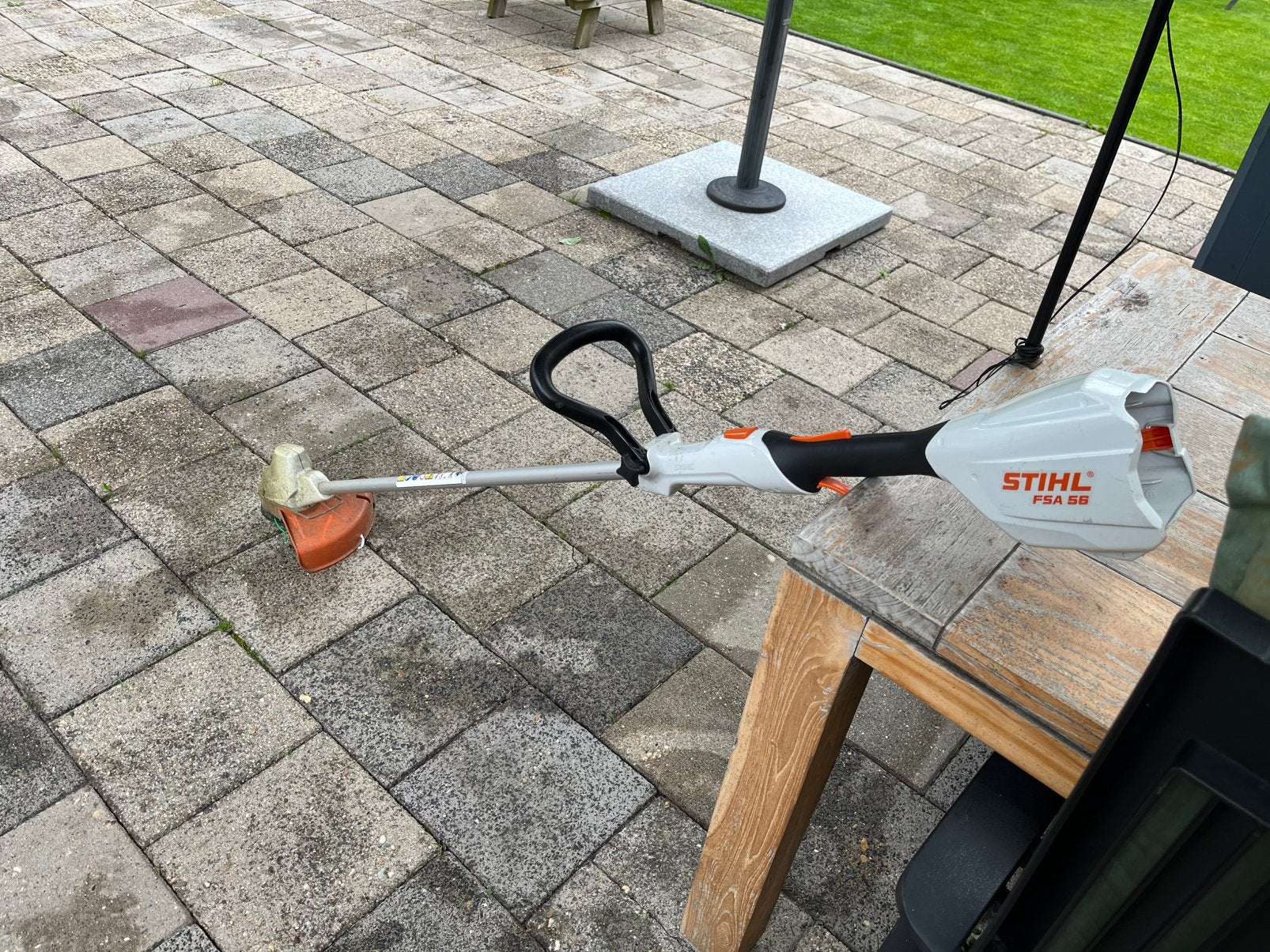 Stilh bosmaaier, Tuin en Terras, Accu, Stihl, Ophalen of Verzenden, Zo goed als nieuw