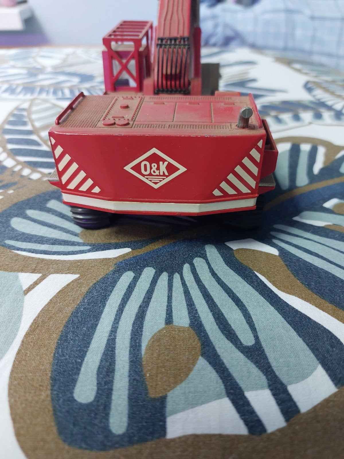 O&K RH40 Graafmachine Model - Rood, Ophalen of Verzenden, Gebruikt