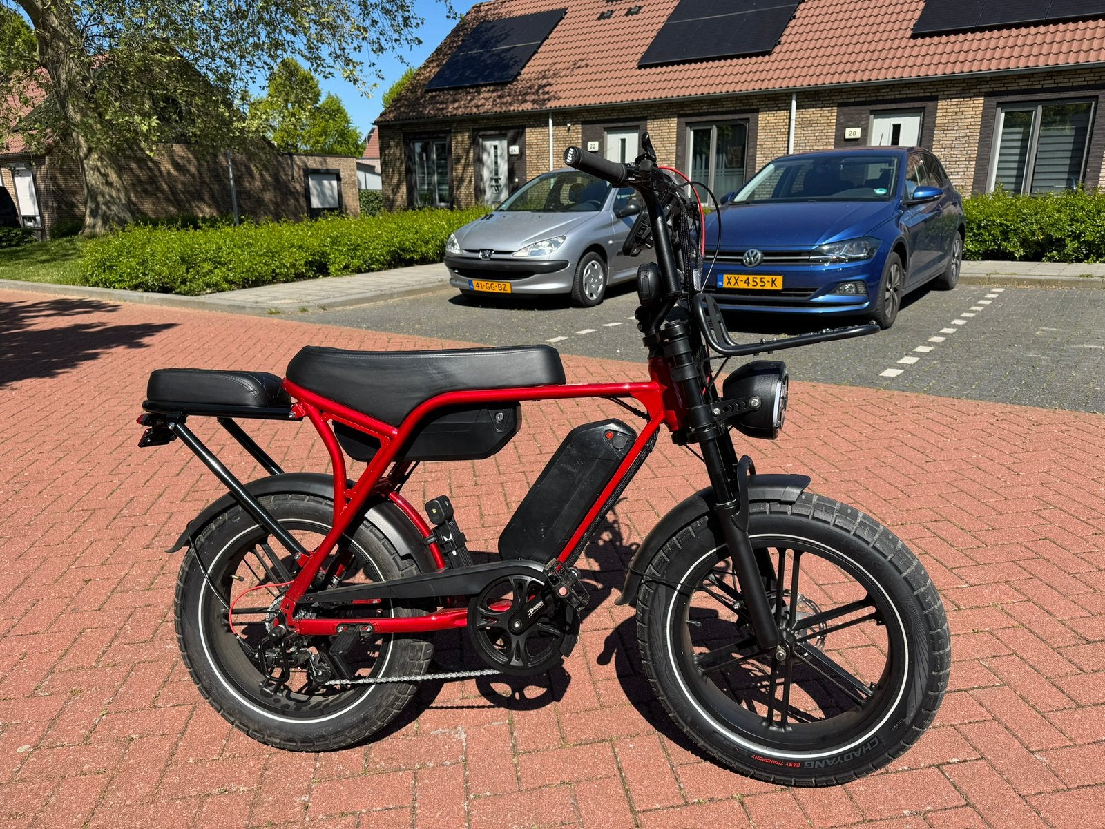 Fatbike V8 Dubble accu Rood metallic, Ophalen, Zo goed als nieuw, Overige merken