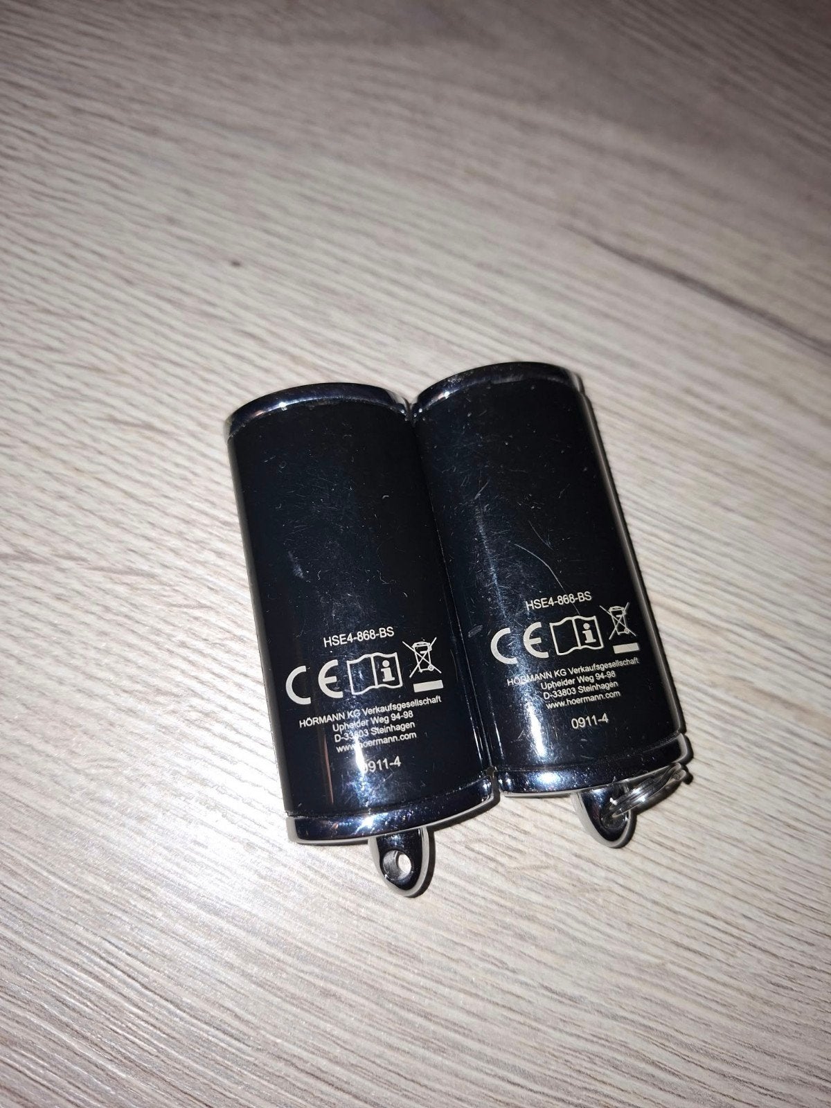 Hormann HSE4-868-BS Garagedeur Afstandsbediening (2 stuks), Ophalen of Verzenden, Gebruikt, Origineel
