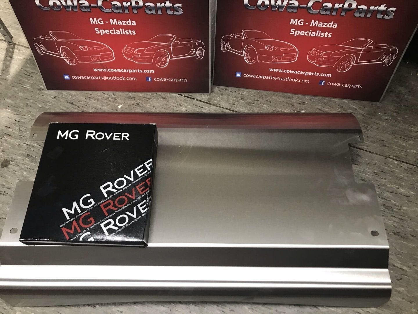 mg f mgf mgtf mg tf hitteschild RVS nieuw, -, -, Nieuw, Ophalen of Verzenden