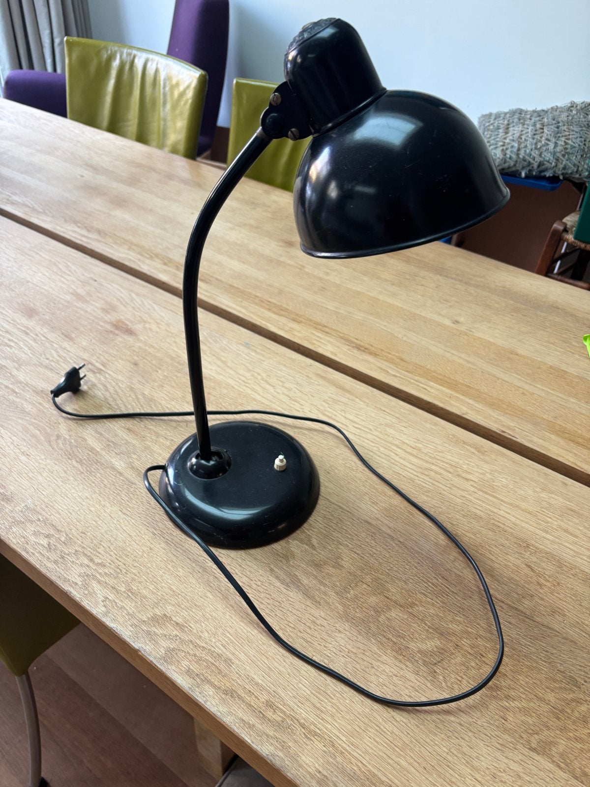 Vintage Kaiser Idell 6551 Tafellamp - Bauhaus Christian Dell, Ophalen