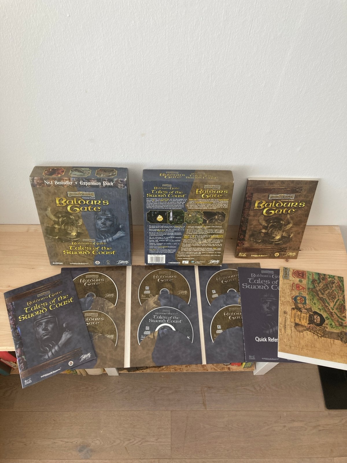 Baldur's Gate + addon - Tales of the Sword Coast Big Box pc, 1 speler, Eén computer, Ophalen of Verzenden, Zo goed als nieuw