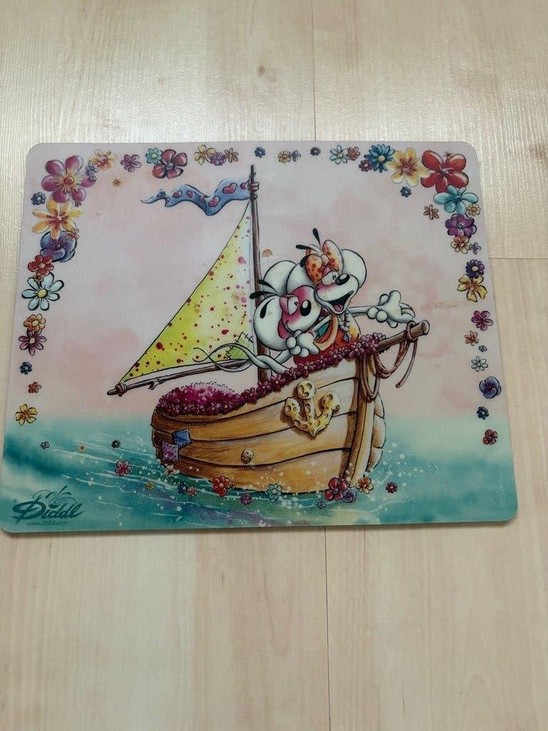 Diddl Muismat - Zeilboot, Ophalen of Verzenden, Diddl, Zo goed als nieuw, Papier, Kaart of Schrift
