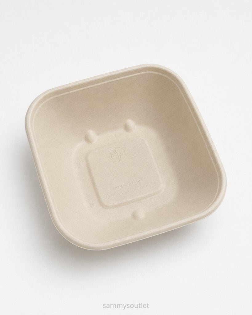 Titel: Composteerbare maaltijdbakjes met deksel horeca, Ophalen of Verzenden, Nieuw, Pot, Bus of Blik