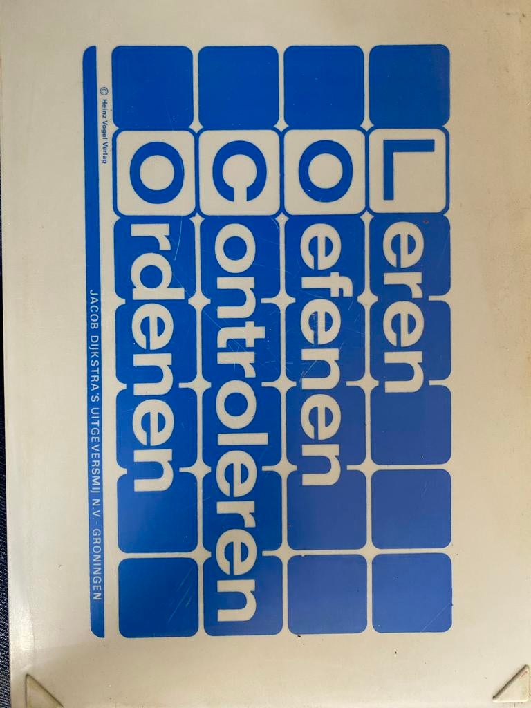 Vintage LOCO leerspel, compleet met 8 boekjes, Ophalen of Verzenden, Gebruikt, Taal en Lezen