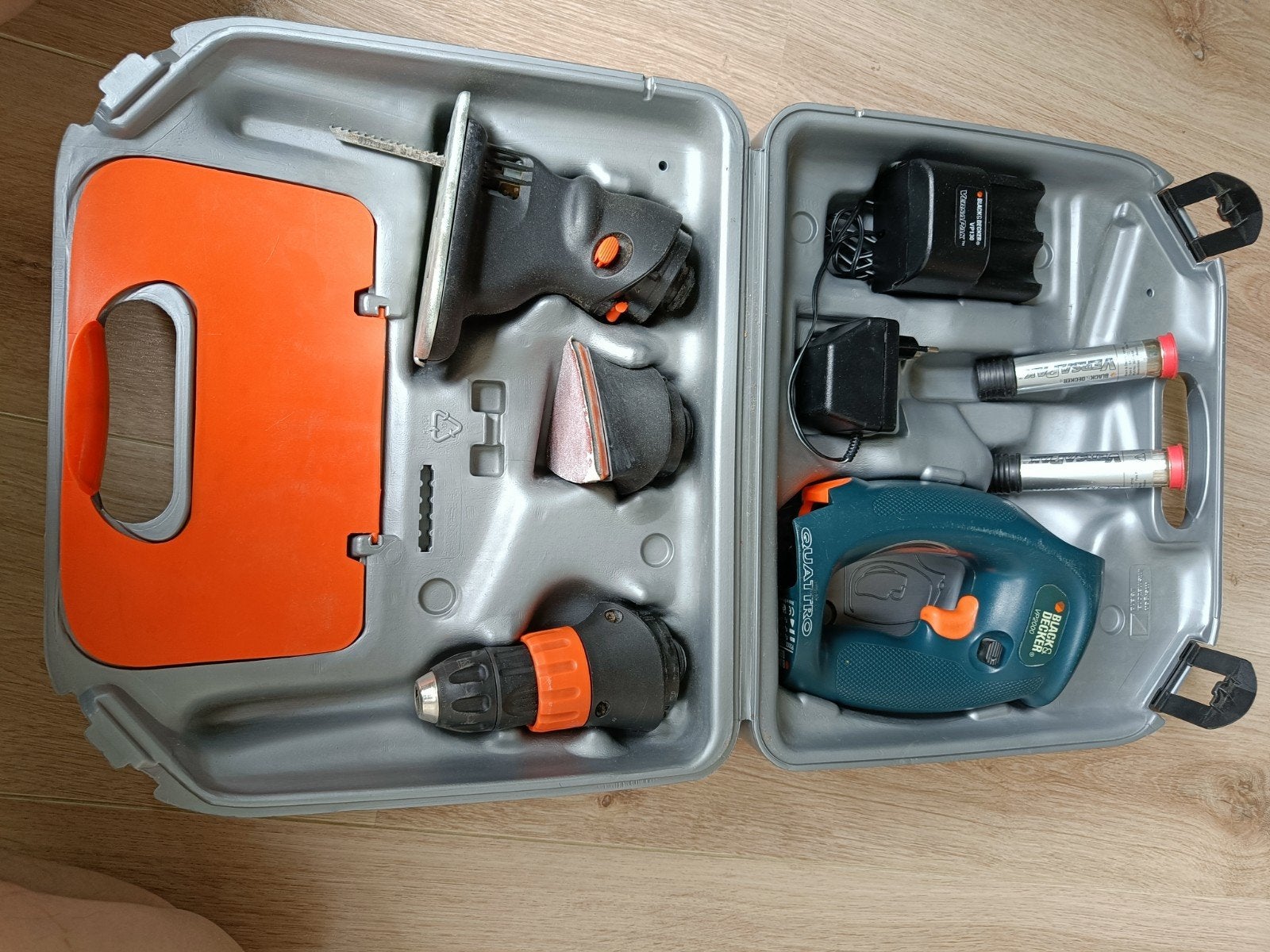Black & Decker Quattro VP2000 met defecte batterij, Gebruikt, Variabele snelheid, Overige typen, Ophalen of Verzenden