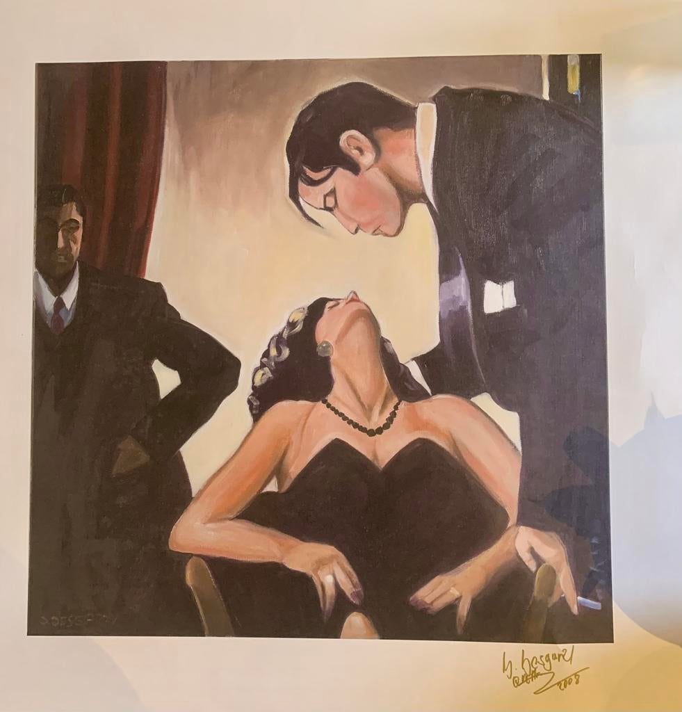 Kunstwerk van Jack Vettriano (1951-2025)., Ophalen of Verzenden