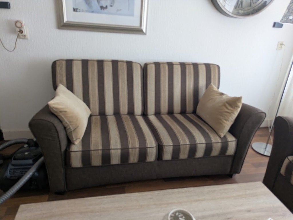 Bankstel, Huis en Inrichting, Ophalen, Gebruikt, 150 tot 200 cm, 75 tot 100 cm