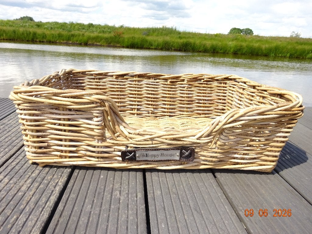 Happy House hondenmand, Dieren en Toebehoren, Ophalen, Zo goed als nieuw, Riet