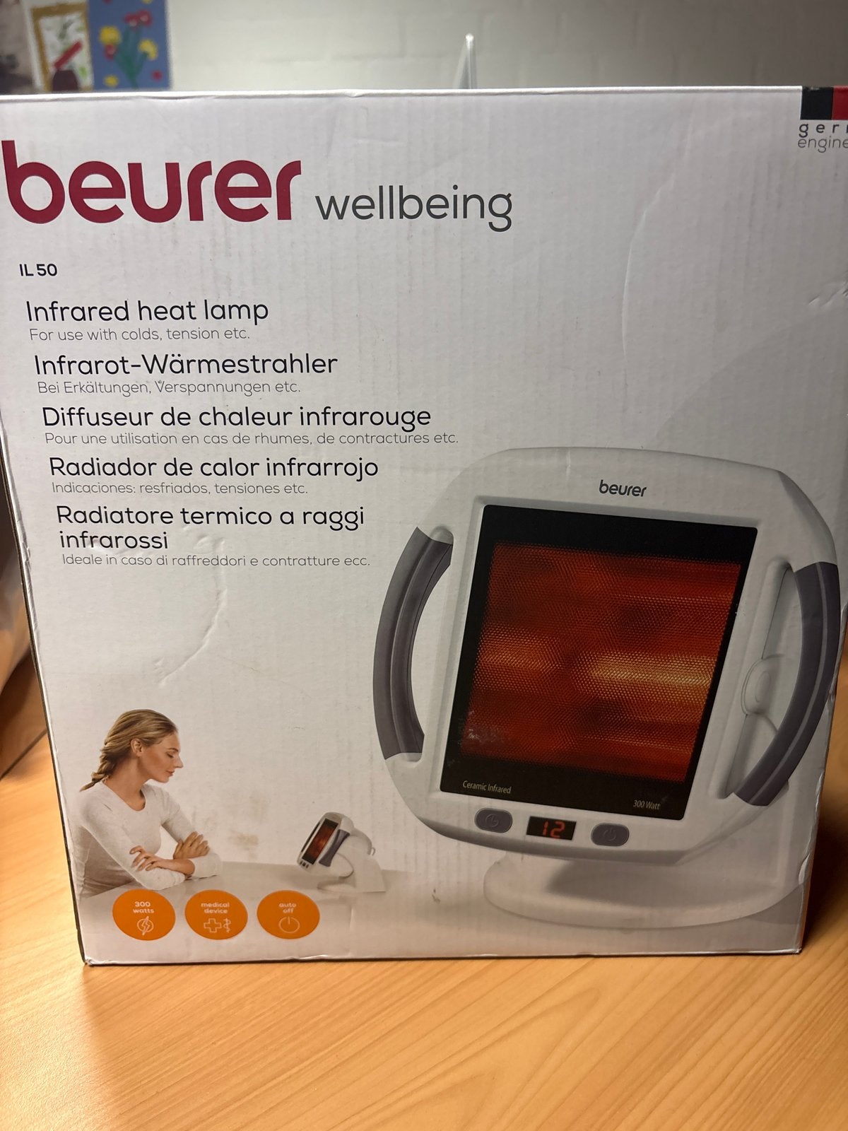 Beurer IL 50 Infrarood Warmtelamp - Nieuw in doos, Ophalen of Verzenden, Nieuw, Overige typen