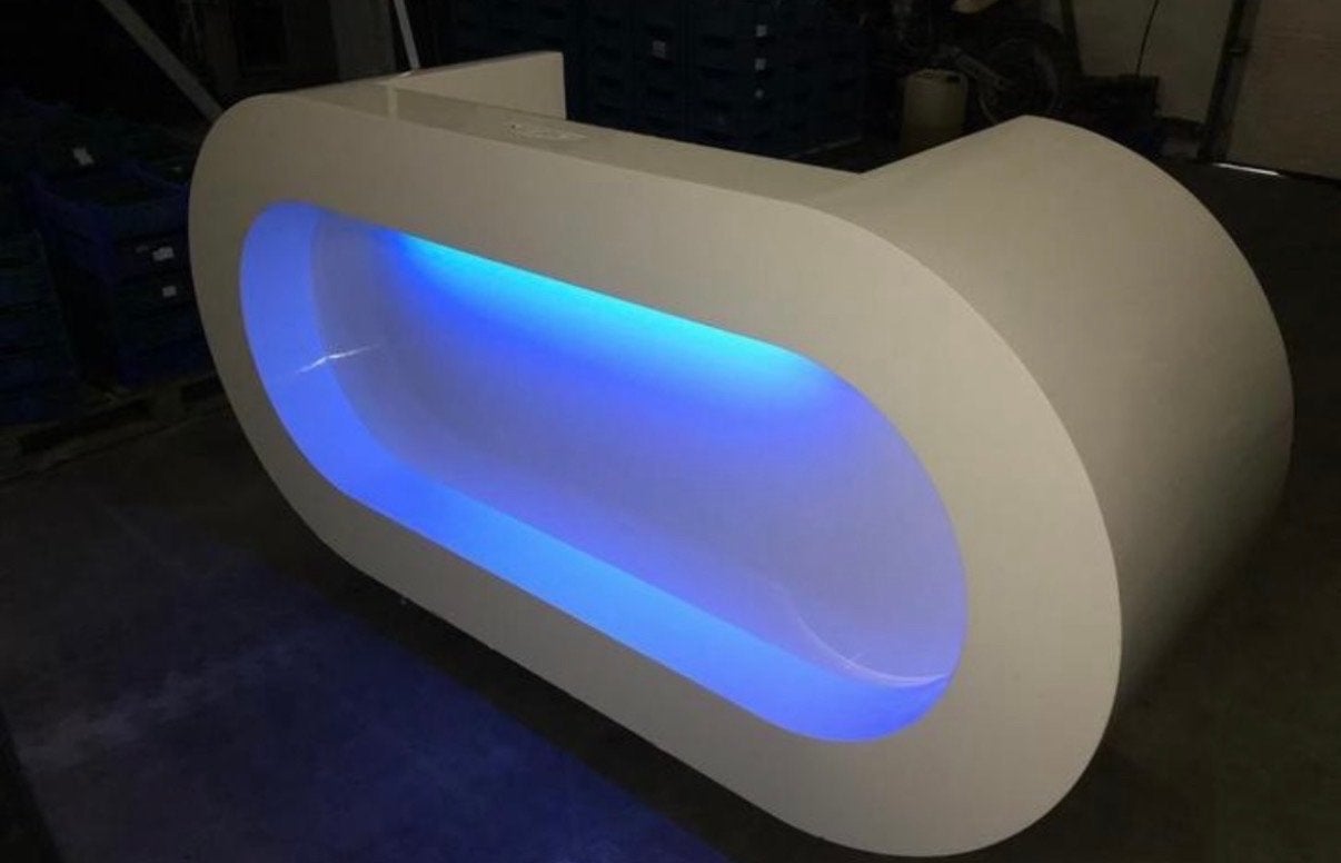Ovale DJ booth met led verlichting, Ophalen, Gebruikt, Dj-set, Overige merken