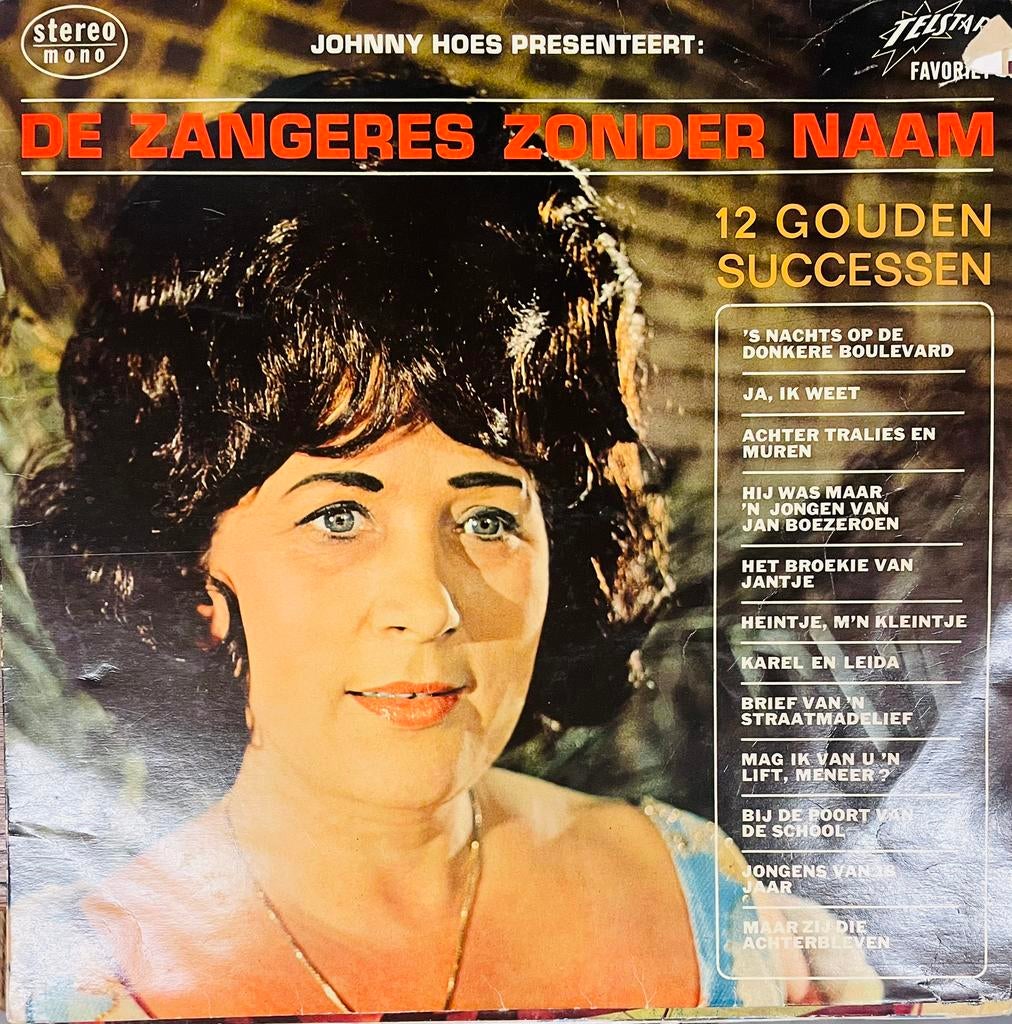 12 gouden successen van De Zangeres Zonder Naam op Telstar, Gebruikt, Originele persing, Ophalen of Verzenden, 1970 - 1979