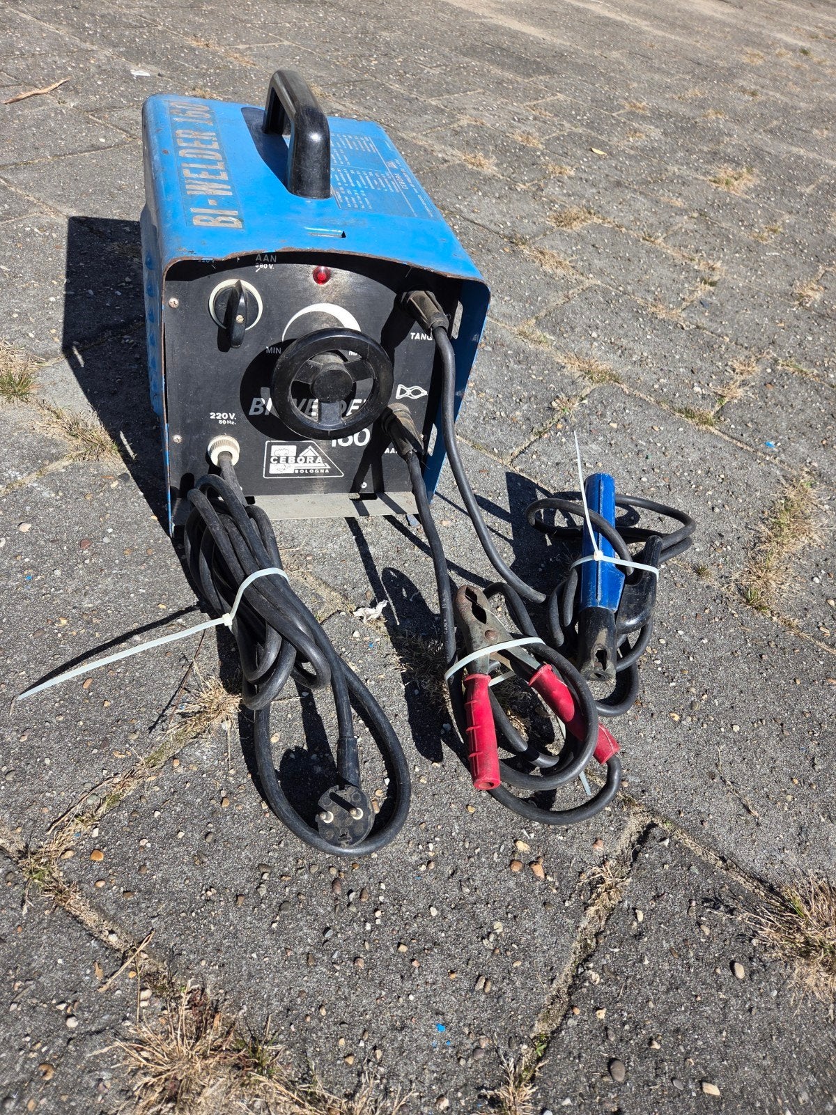 Cebora BI-Welder 160 Lasapparaat - Gebruikt, Ophalen of Verzenden, Gebruikt, 150 tot 250 ampère, Elektroden