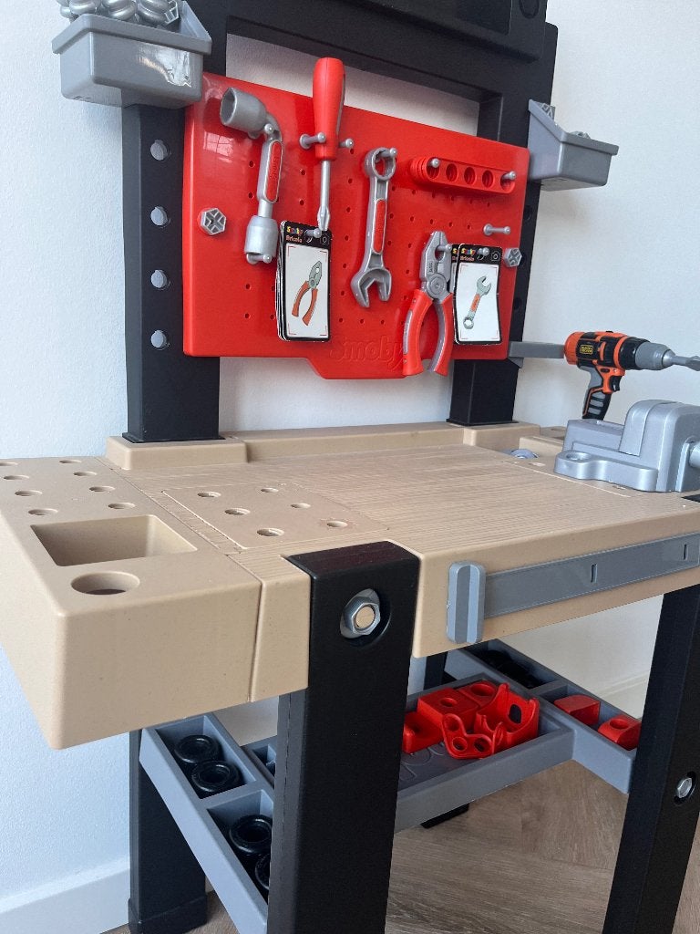 Werkbank Black & Decker (Smoby), Ophalen, Gebruikt