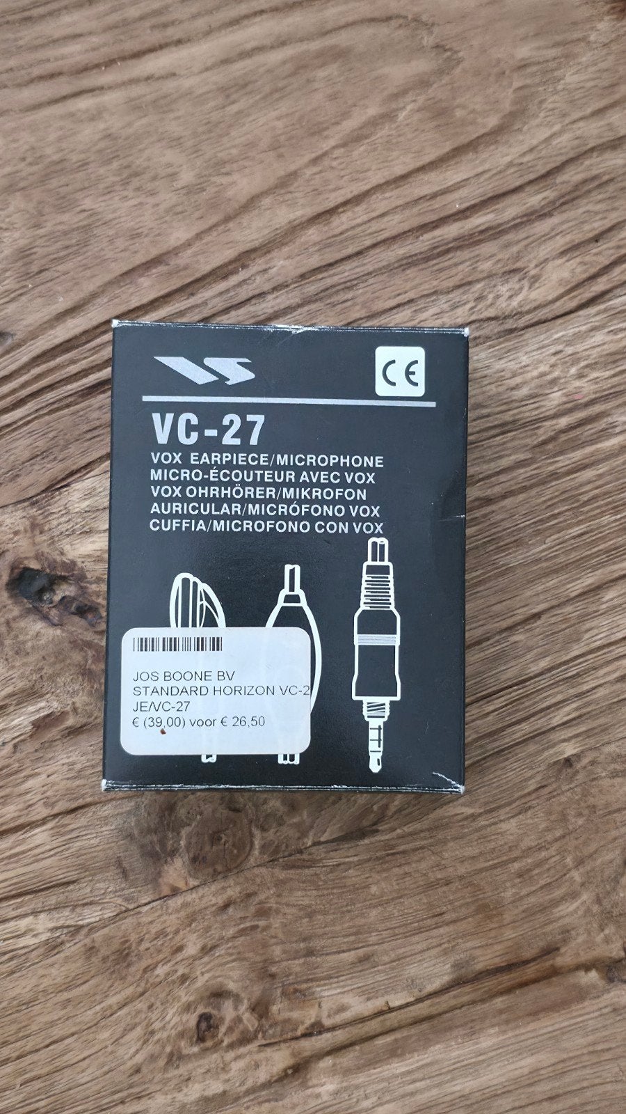 VOX VC-27 Oortelefoon/Microfoon, Overige merken, In-ear, Ophalen of Verzenden, Zo goed als nieuw