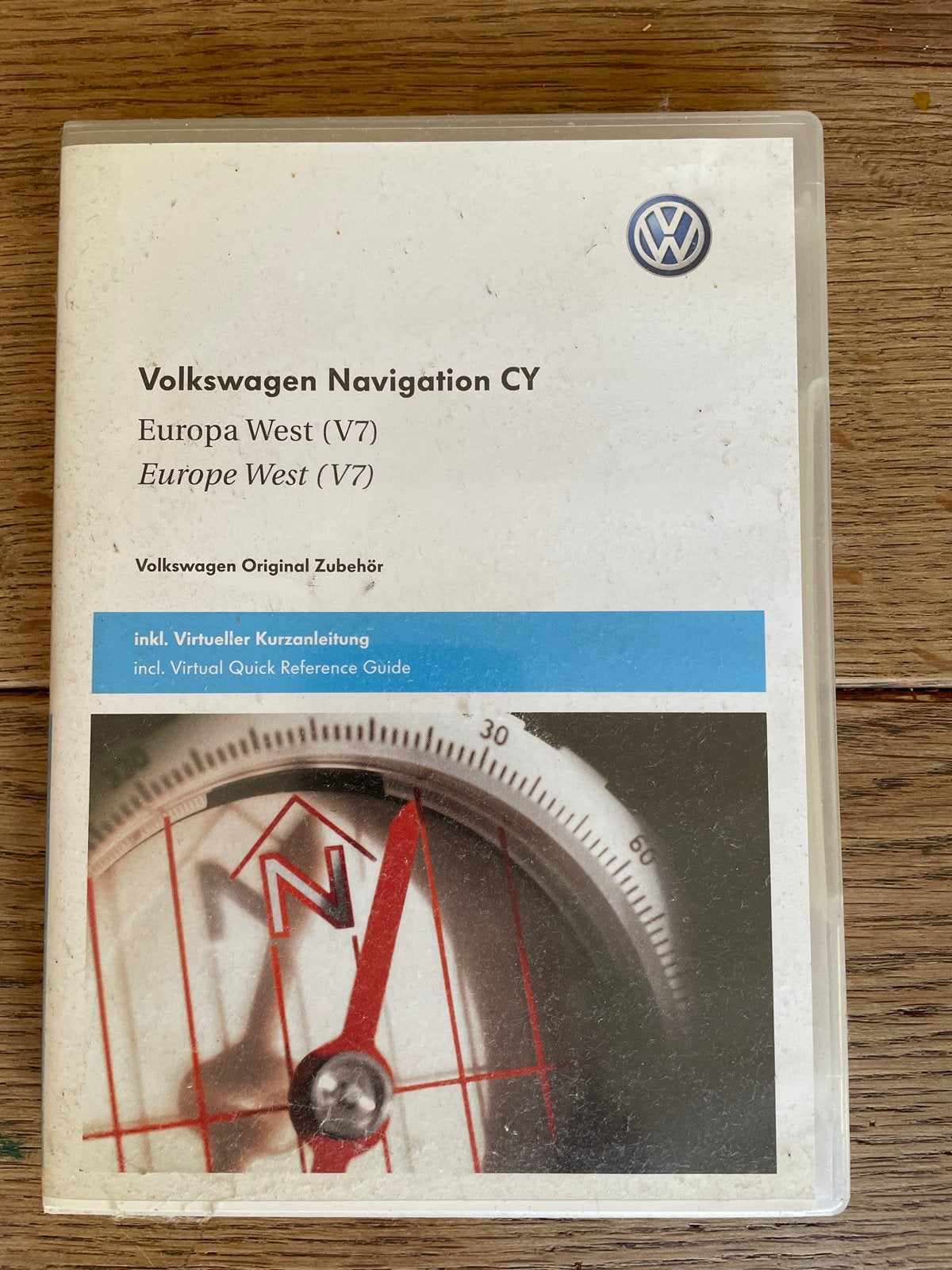 Volkswagen Navigatie CY Europa West (V7) DVD, Auto diversen, Ophalen of Verzenden, Gebruikt