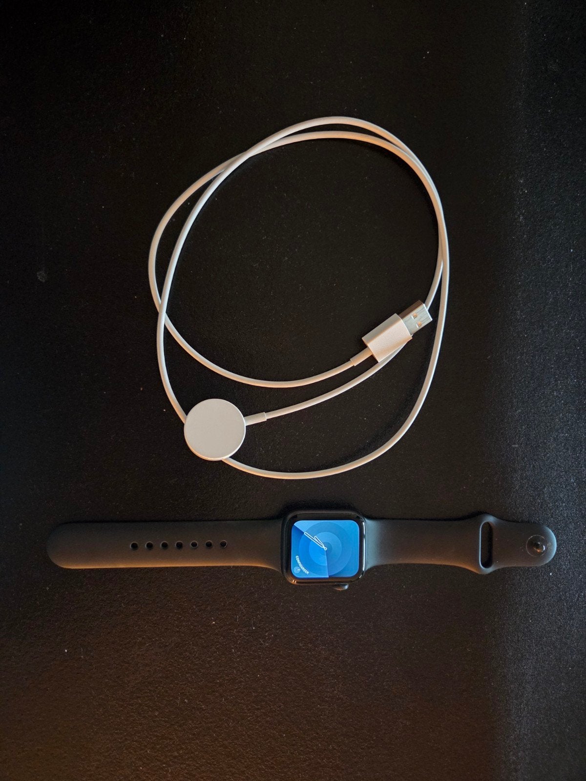 Apple Watch SE (1e gen), Sieraden, Tassen en Uiterlijk, Smartwatches, Zo goed als nieuw, iOS, Zwart, Afstand, Calorieverbanding