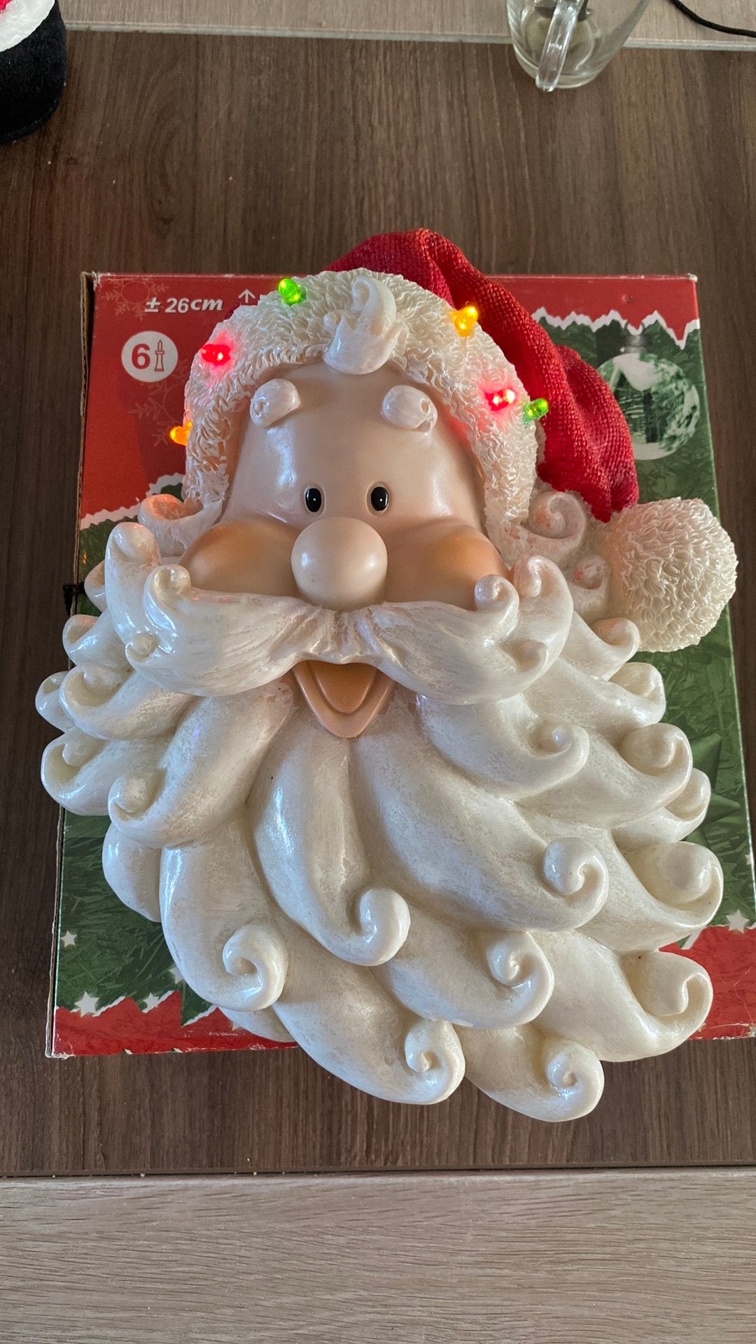 Kerstman hanger, met muziek, licht en geluid, Ophalen of Verzenden, Zo goed als nieuw