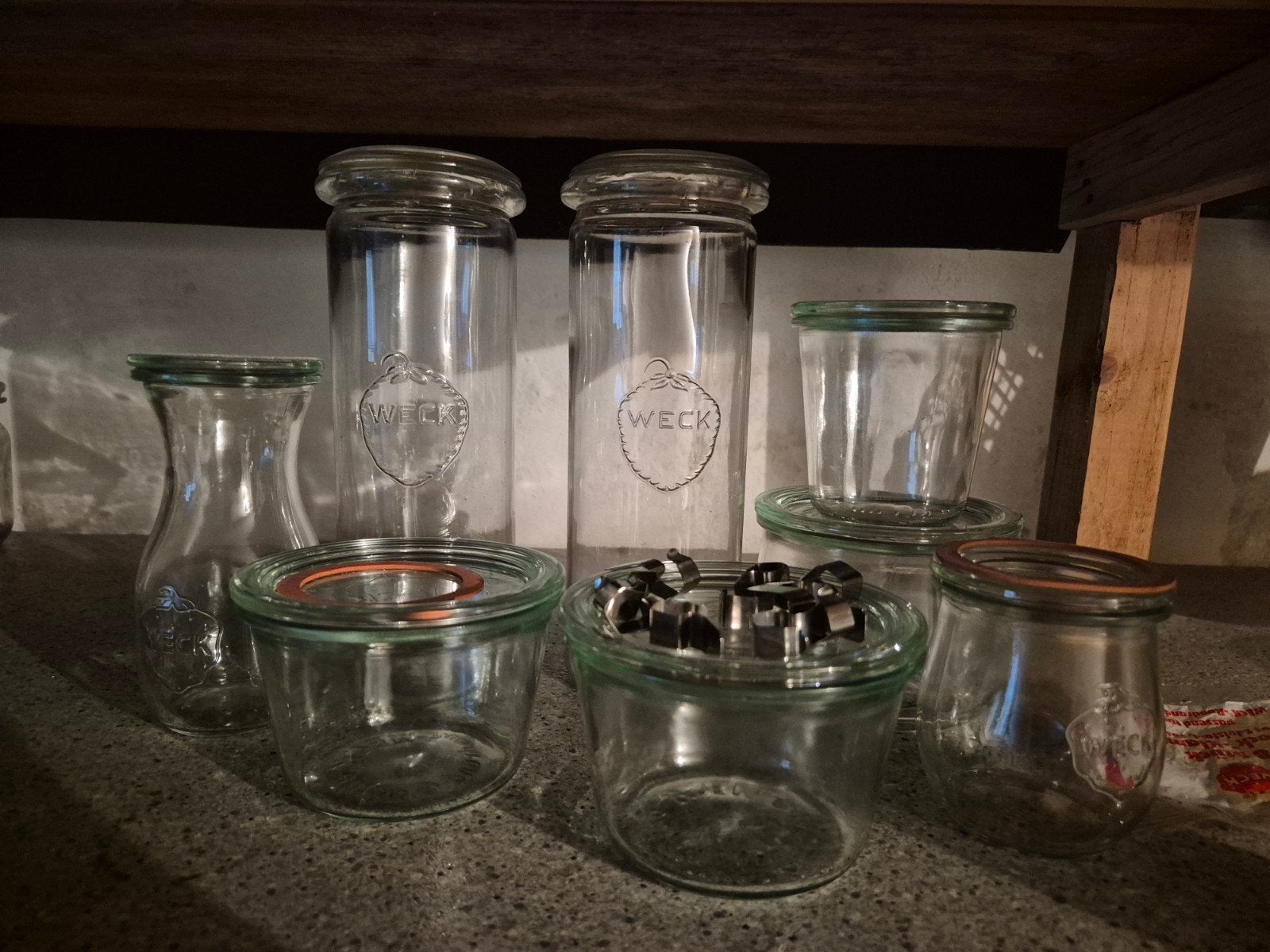 Diverse Weckpotten en Voorraadpotten - Glas, Ophalen, Voorraadpot, Overige merken, Glas