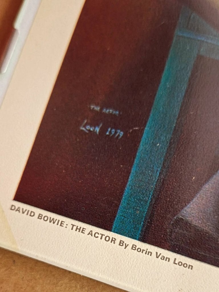 Art print, Poster David Bowie, The Actor by Borin van Loon., Ophalen, Met lijst, A1 t/m A3, Muziek