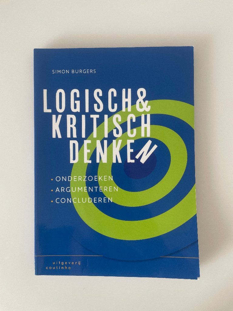 Logisch en kritisch denken - Simon Burgers, Simon Burgers, Verzenden, Gamma, WO