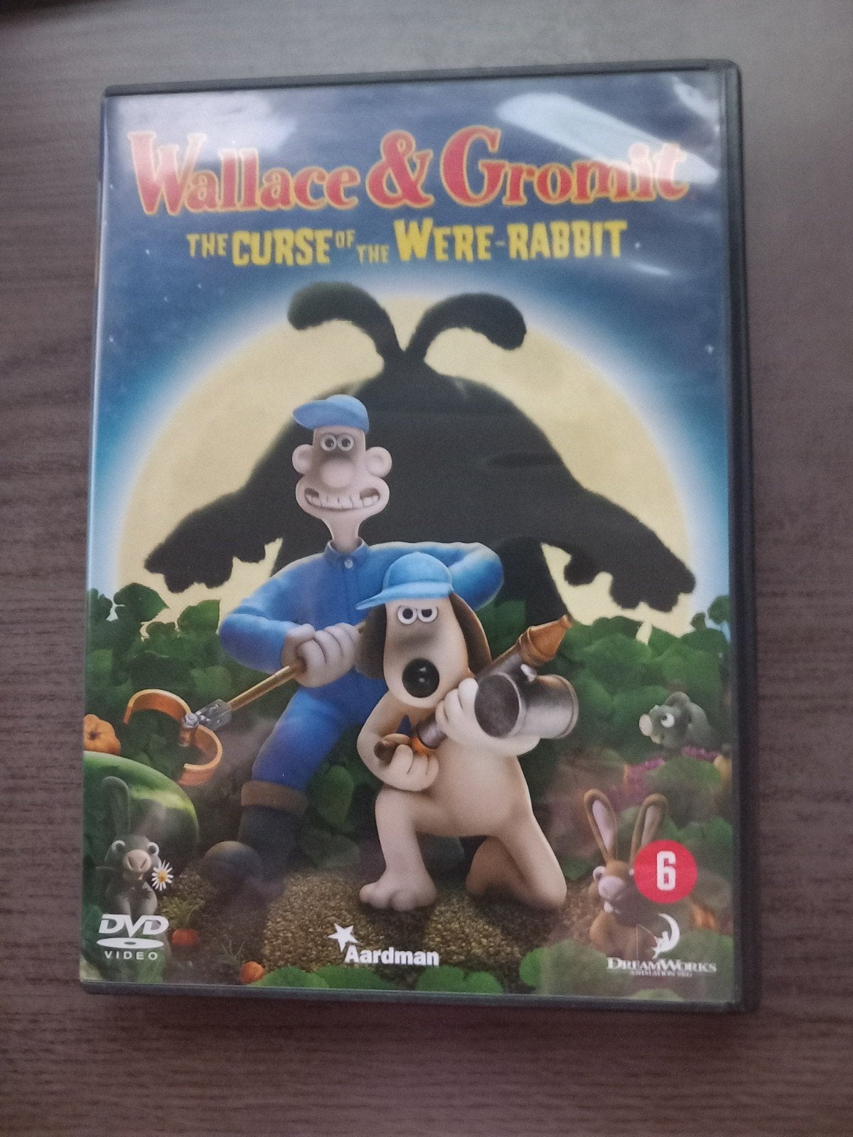 Wallace & Gromit: The Curse of the Were-Rabbit DVD, Ophalen of Verzenden, Zo goed als nieuw, Komedie, Vanaf 6 jaar