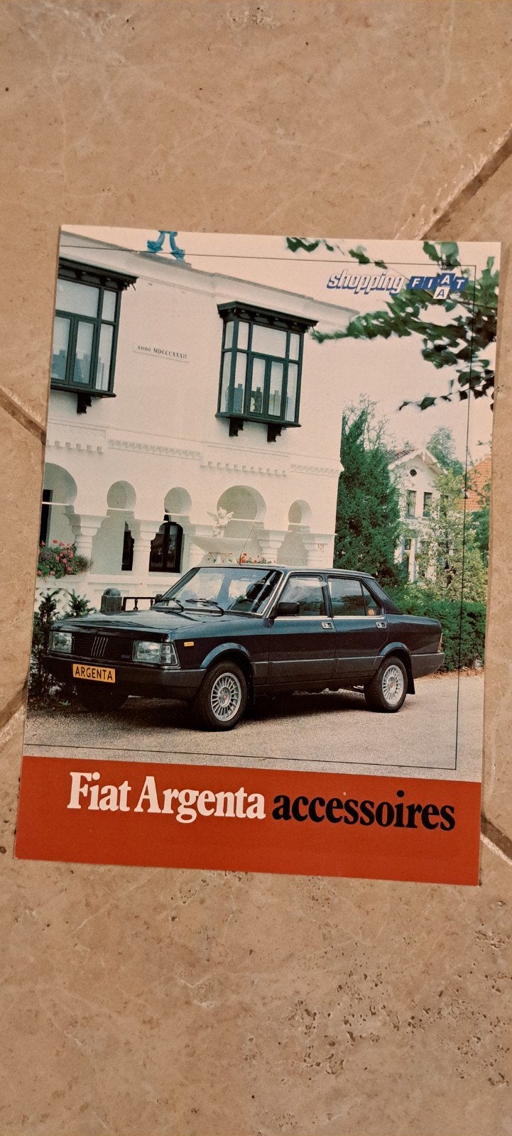 fiat argenta accesoires brochure, Ophalen of Verzenden, Zo goed als nieuw, Overige merken