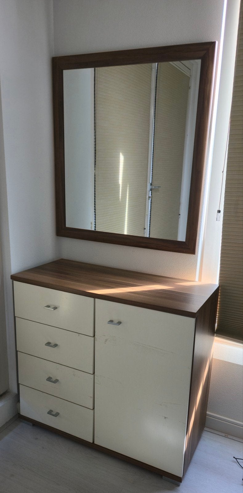 Commode met spiegel - Gebruikt, Huis en Inrichting, Ophalen