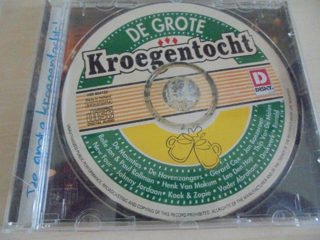 De grote kroegentocht, Ophalen of Verzenden, Gebruikt, Levenslied of Smartlap