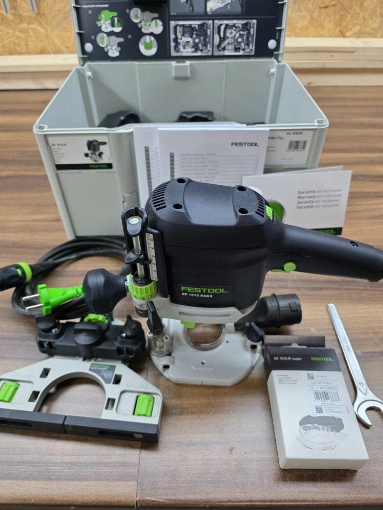 Festool OF 1010 REBQ-Plus in Systainer, Ophalen of Verzenden, Zo goed als nieuw, Bovenfrees, Festool