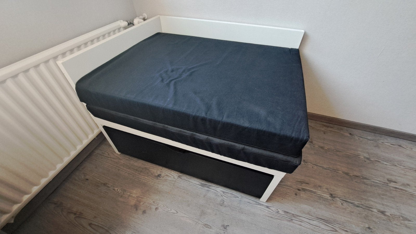 IKEA ODDA uitklapbaar bed met opberglade 80x200, Ophalen, Wit, Modern, Functioneel, Tweepersoons