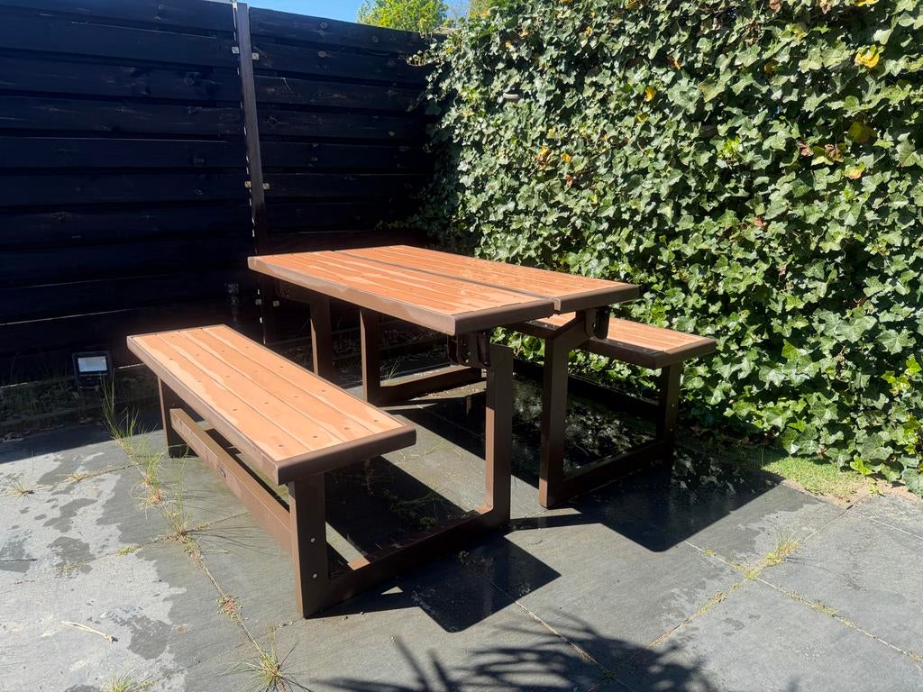 Lifetime Picknickbank Tuin Eettafel Opklapbaar tot Bank, Tuin en Terras, Picknicktafels, Ophalen, Overige materialen, Gebruikt