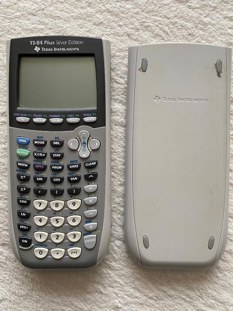 Texas Instruments TI-84 Plus Silver Edition, Diversen, Ophalen of Verzenden, Grafische rekenmachine, Zo goed als nieuw