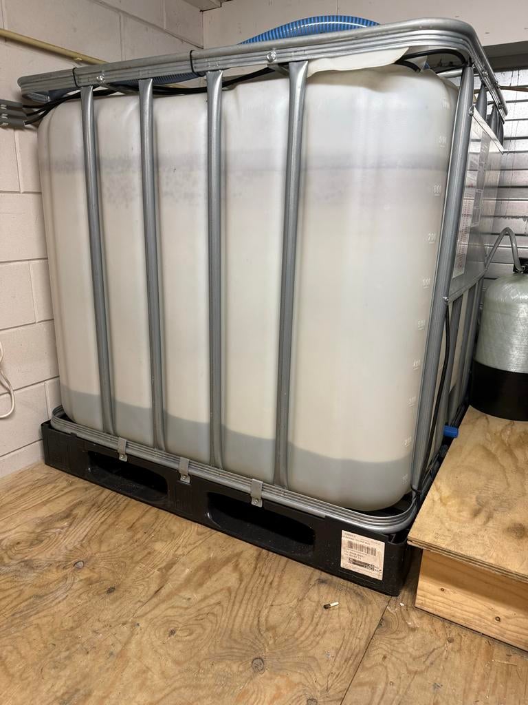 IBC vat 1000 liter - Robuuste opslagtank, Ophalen